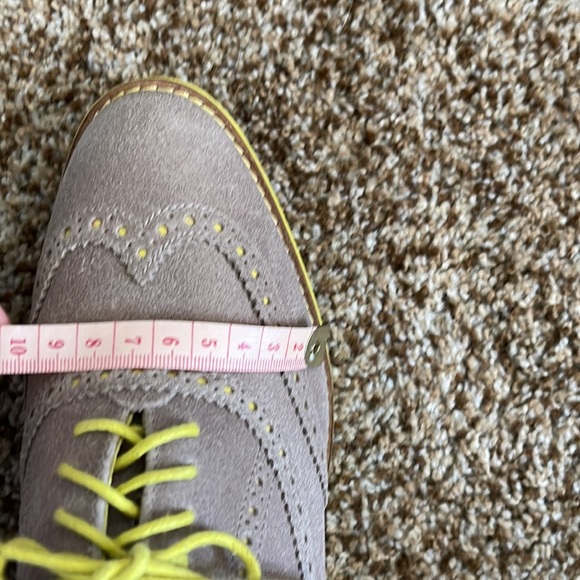 Cole Haan Nike Air Alisa Oxford Shoes Beige Yellow - Picture 4 of 4